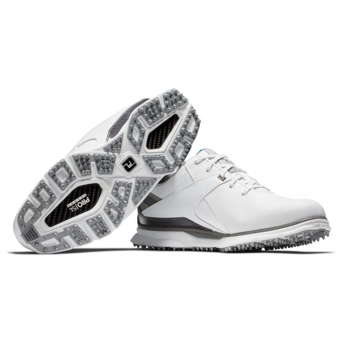 Tenis Golf Sin Pinchos Footjoy Pro|SL Carbon Hombre Blancos | MX-281596M