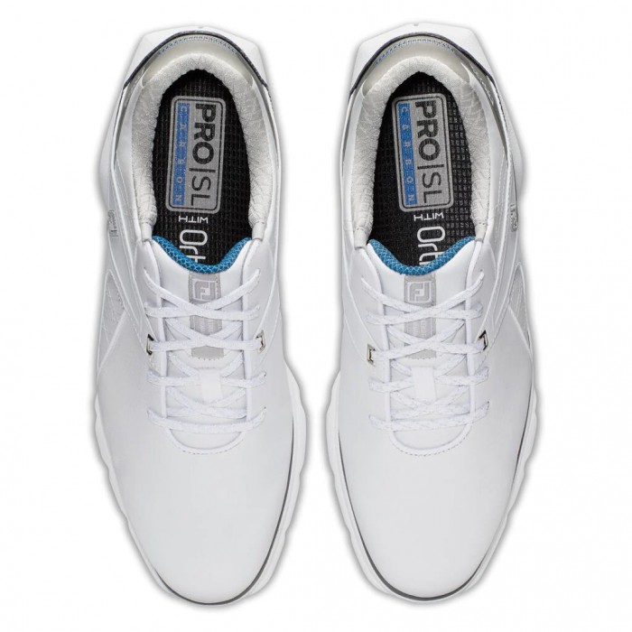 Tenis Golf Sin Pinchos Footjoy Pro|SL Carbon Hombre Blancos | MX-281596M