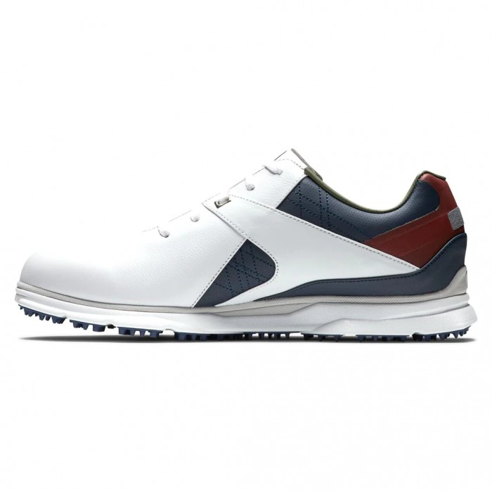 Tenis Golf Sin Pinchos Footjoy Pro|SL Hombre Blancos Azul Marino Vino Granate | MX-381409G