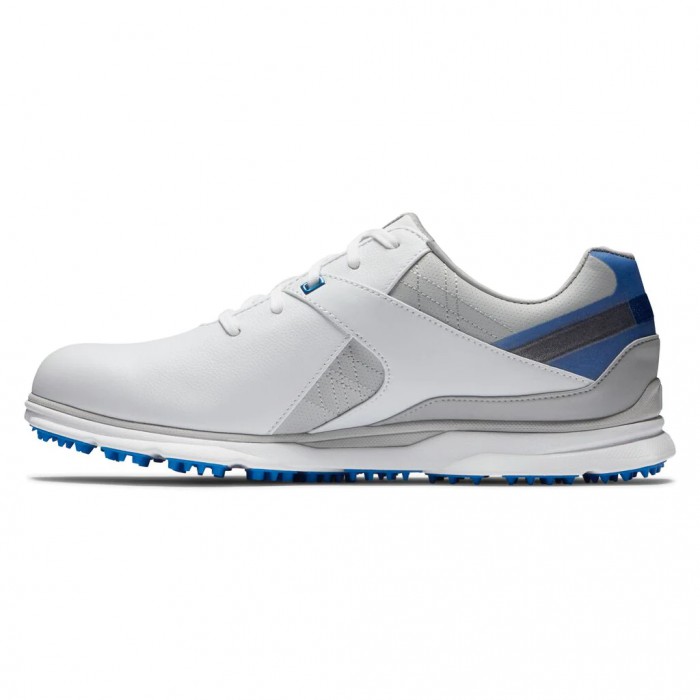 Tenis Golf Sin Pinchos Footjoy Pro|SL Hombre Blancos Azules Grises | MX-654723H