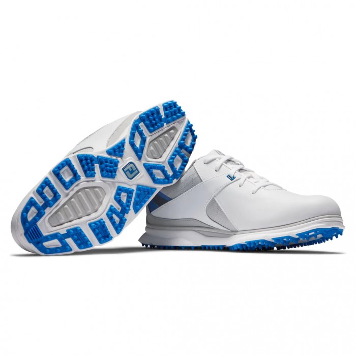 Tenis Golf Sin Pinchos Footjoy Pro|SL Hombre Blancos Azules Grises | MX-654723H