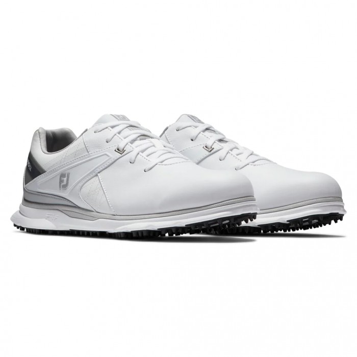 Tenis Golf Sin Pinchos Footjoy Pro|SL Hombre Blancos Grises | MX-673214N