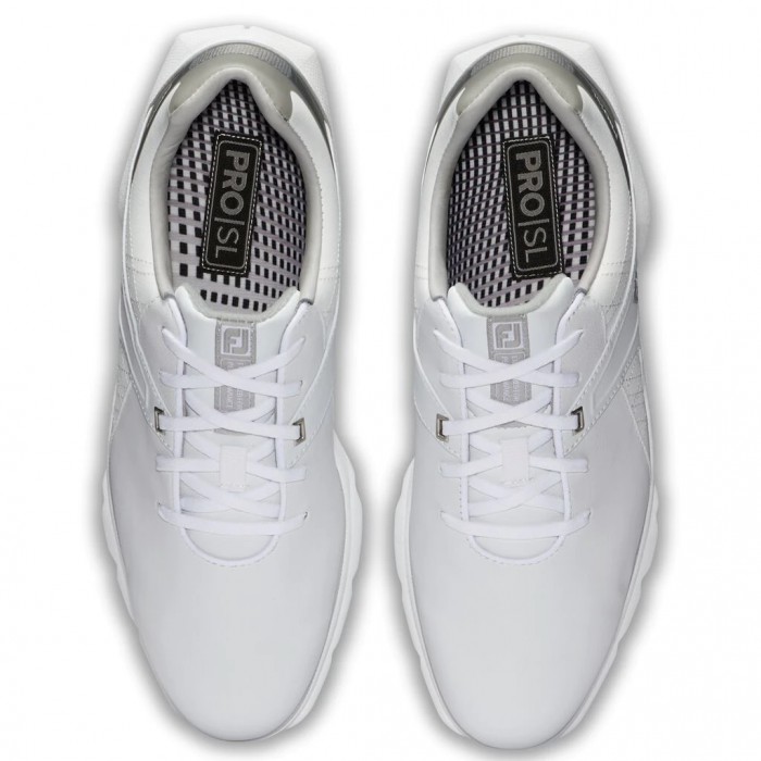 Tenis Golf Sin Pinchos Footjoy Pro|SL Hombre Blancos Grises | MX-673214N