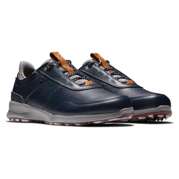 Tenis Golf Sin Pinchos Footjoy Stratos Hombre Azul Marino | MX-739658Y