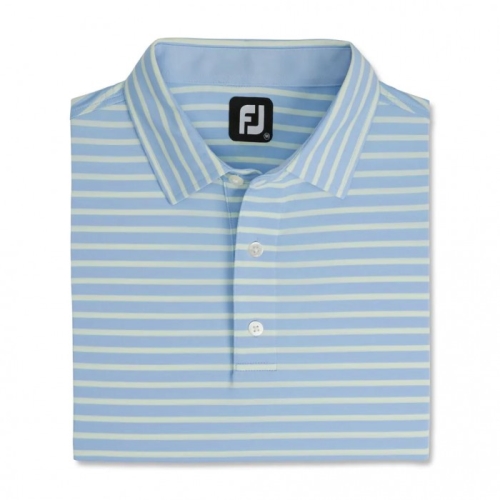 Camisas Footjoy Lisle 2-Color Stripe Self Collar Hombre Verde Menta | MX-159470L