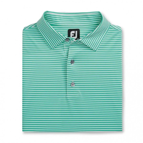 Camisas Footjoy Lisle Feeder Stripe Self Collar Hombre Blancos | MX-107624E