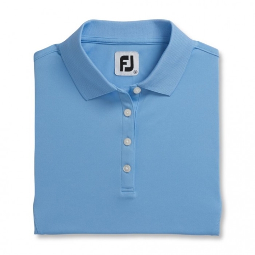 Camisas Footjoy ProDry Interlock Knit Collar Mujer Azules Claro | MX-638502H