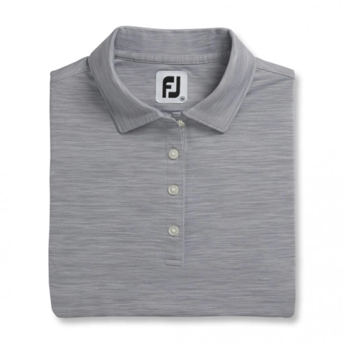 Camisas Footjoy ProDry Interlock Self Collar Mujer Space Dye Charcoal | MX-643527L