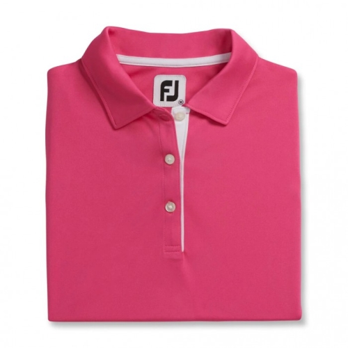 Camisas Footjoy ProDry Interlock Sin Manga Self Collar Mujer Rosas | MX-105438H