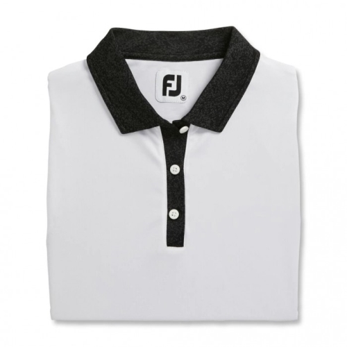 Camisas Footjoy Sin Manga Jacquard Back Mujer Blancos | MX-467391F