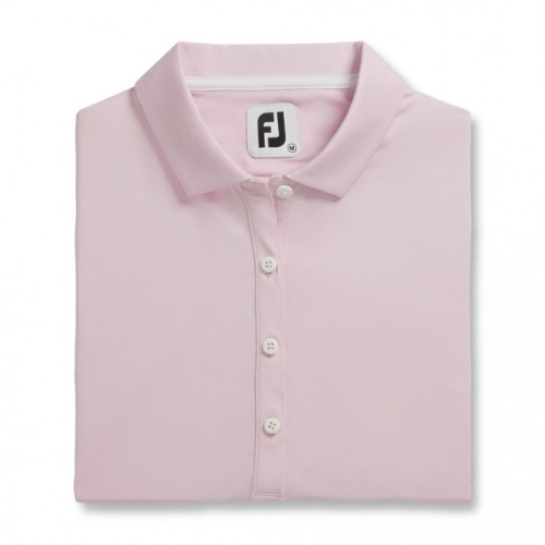 Camisas Footjoy Solid Lisle Self Collar Mujer Rosas Claro | MX-582743U