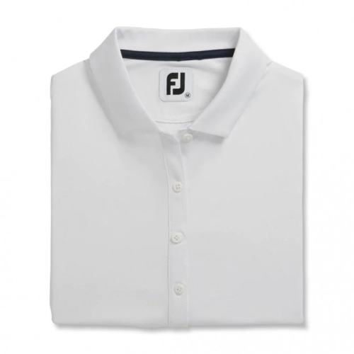 Camisas Footjoy Solid Lisle Self Collar Mujer Blancos | MX-734502D