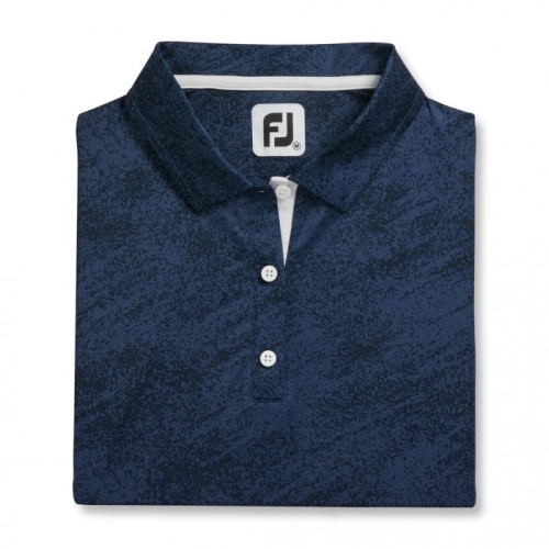 Camisas Footjoy Tonal Print Mujer Azul Marino | MX-653894I