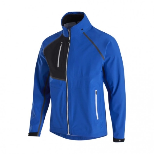 Chaquetas Footjoy HydroTour Rain Hombre Azul Rey Negros | MX-175903V