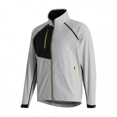 Chaquetas Footjoy HydroTour Rain Hombre Plateados Negros | MX-256871B