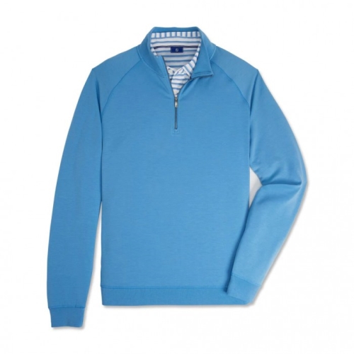 Chaquetas Footjoy Jersey Fleece Quarter-Zip Hombre Azules | MX-189357U