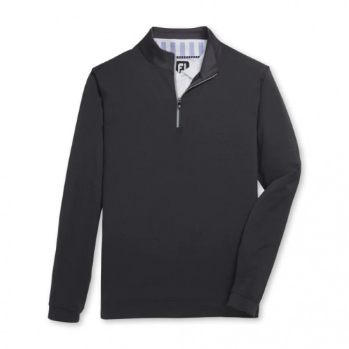 Chaquetas Footjoy Ligeros Quarter-Zip Hombre Negros | MX-374218Y