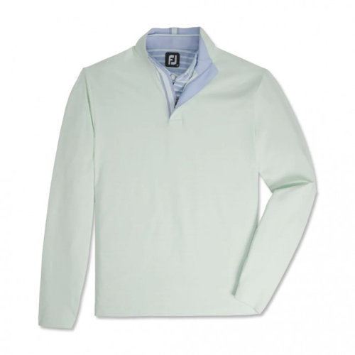 Chaquetas Footjoy Quarter-Zip Hombre Verde Menta | MX-974263H