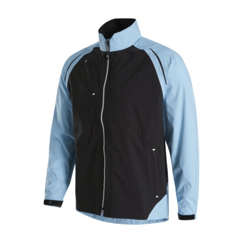 Chaquetas Footjoy Select LS Rain Hombre Azules Claro Negros | MX-839652N