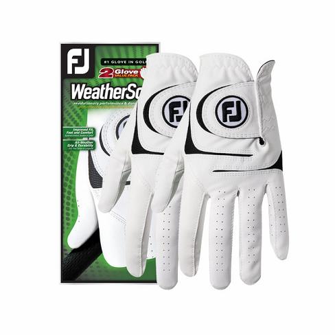 Guantes De Golf Footjoy WeatherSof Hombre Blancos | MX-736249Q