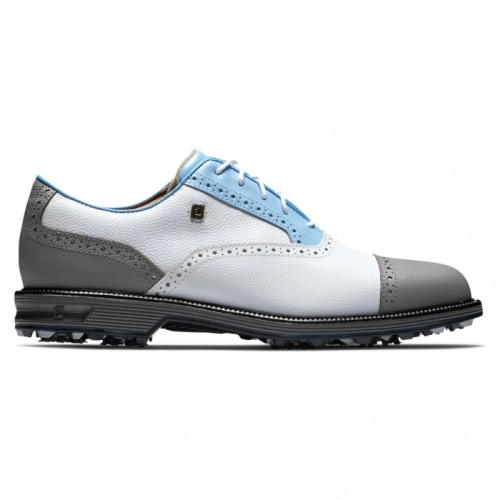 Tenis Golf Con Pinchos Footjoy Premiere Series - Tarlow Hombre Blancos Azules Claro Grises | MX-342510A