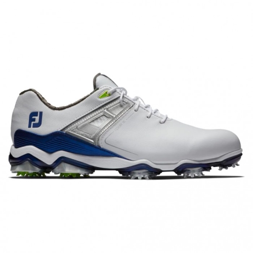 Tenis Golf Con Pinchos Footjoy Tour X Hombre Blancos Azul Marino | MX-381942P