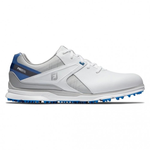 Tenis Golf Sin Pinchos Footjoy Pro|SL Hombre Blancos Azules Grises | MX-654723H