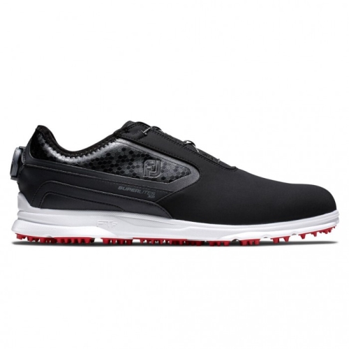 Tenis Golf Sin Pinchos Footjoy Superlites XP BOA Hombre Negros | MX-915408W